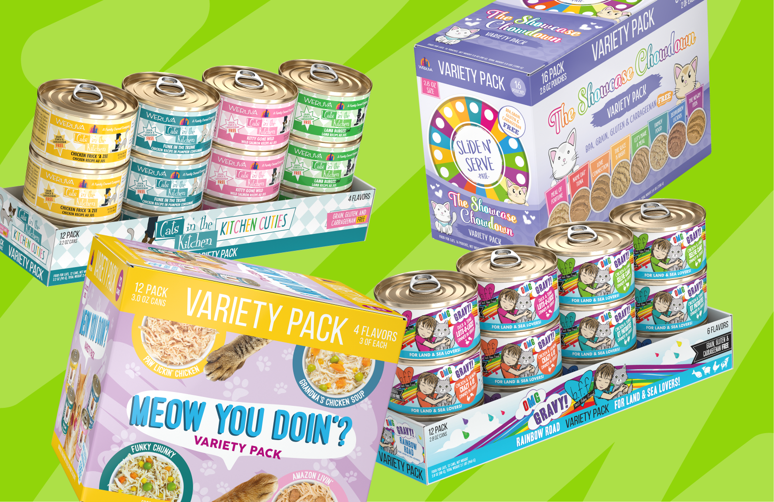 4'' Variety Pack outlet (6)