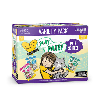 Weruva BFF PLAY Checkmate Chicken Dinner in a Hydrating Puree Pate Wet Cat  Food, (12) 2.8 oz Cans